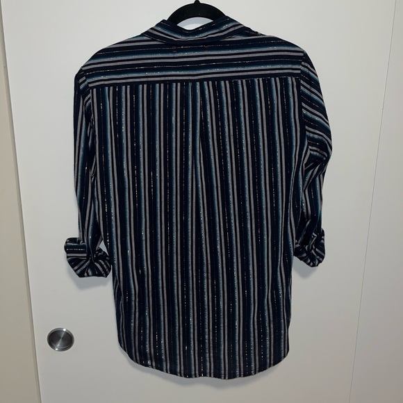 Xirena Beau Striped Button Down Shirt - Picture 7 of 7